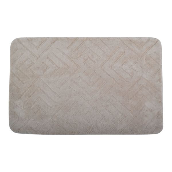 ΠΑΤΑΚΙ ΜΠΑΝΙΟΥ MEMORY FOAM ΣΕ ΜΠΕΖ ΧΡΩΜΑ ΜΕ PVC ΠΛΑΤΗ 50x80εκ.ANKOR