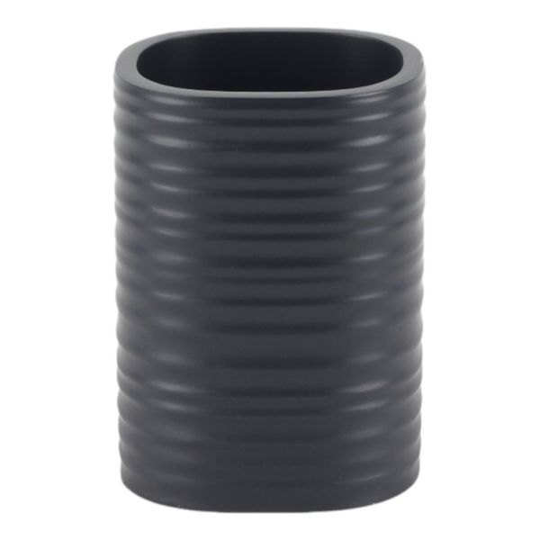 ΠΟΤΗΡΟΘΗΚΗ ΠΟΛΥΕΣΤΕΡΙΚΗ ΡΙΓΕ ΣΕ ΧΡΩΜΑ ΑΝΘΡΑΚΙ ΜΑΤ 7,6x6,7x10,6εκ.ANKOR