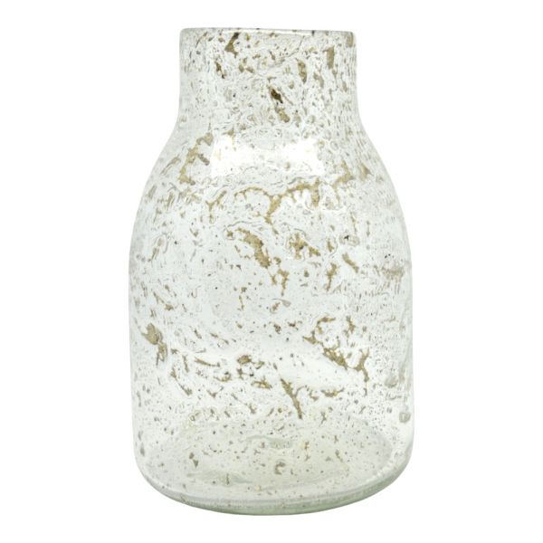 ΒΑΖΟ ΓΥΑΛΙΝΟ ΑΠΟ ΦΥΣΗΤΟ ΓΥΑΛΙ ΔΙΑΦΑΝΟ 16x16x24,5εκ. ANKOR