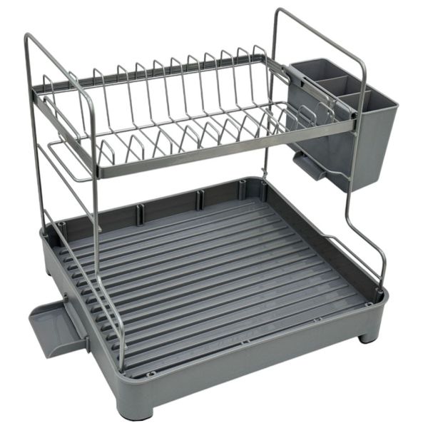 ΠΙΑΤΟΘΗΚΗ ΔΙΩΡΟΦΗ ΜΕΤΑΛΛΙΚΗ ΣΕ ΑΣΗΜΙ ΜΑΤ ΧΡΩΜΑ ΜΕ ΓΚΡΙ ΔΙΣΚΟ 30x32x30,5εκ.ANKOR