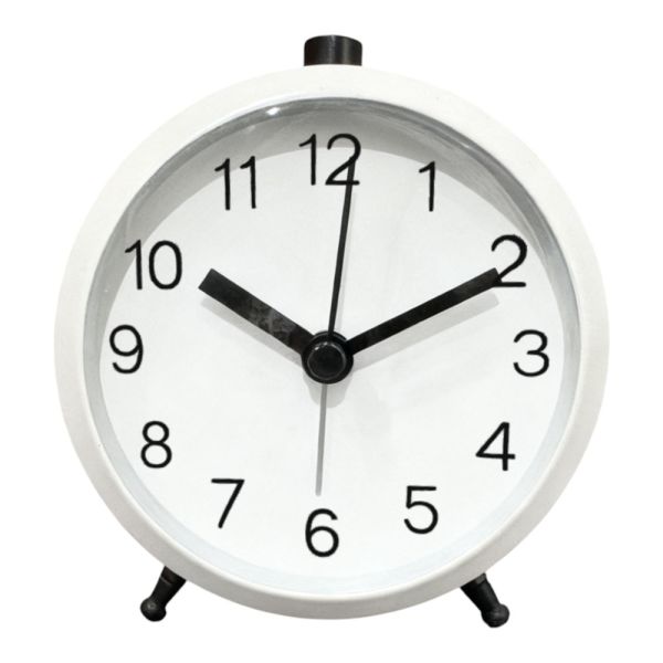 ΞΥΠΝΗΤΗΡΙ ΜΕΤΑΛΛΙΚΟ ΑΘΟΡΥΒΟ ΣΕ ΑΣΠΡΟ ΜΑΤ ΧΡΩΜΑ 9,3x5,7x10,5εκ. ANKOR