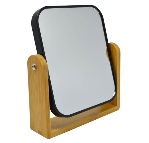 ΚΑΘΡΕΦΤΗΣ ΠΛΑΣΤΙΚΟΣ ΜΑΥΡΟΣ ΜΕ ΜΠΑΜΠΟΥ 18x4,5x21εκ.ANKOR