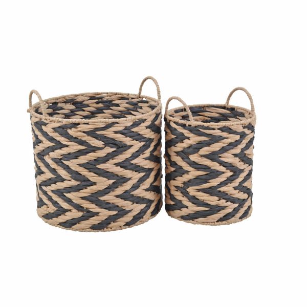 ΣΕΤ 2 ΤΕΜΑΧΙΩΝ ΚΑΛΑΘΙΑ ΨΑΘΙΝΑ ΣΕ ΜΑΥΡΟ ΚΑΙ ΦΥΣΙΚΟ ΧΡΩΜΑ ANKOR