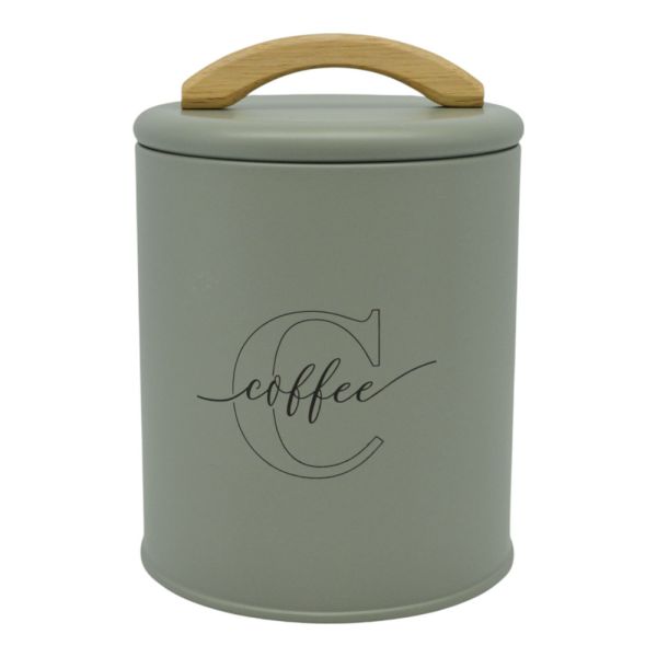 ΒΑΖΟ ΜΕΤΑΛΛΙΚΟ ΛΑΔΙ ΜΕ ΞΥΛΙΝΗ ΛΑΒΗ Coffee 11x11x15εκ.ANKOR