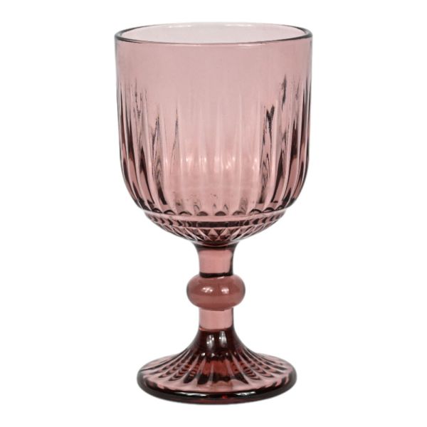 ΣΕΤ 6 ΤΜΧ ΠΟΤΗΡΙΑ ΓΥΑΛΙΝΑ  ΚΟΛΟΝΑΤΑ 350ml ΣΕ ΜΩΒ ΧΡΩΜΑ ANKOR