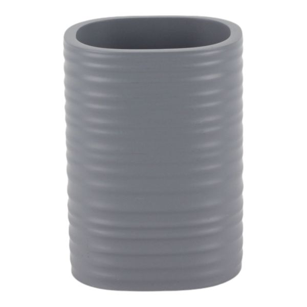 ΠΟΤΗΡΟΘΗΚΗ ΠΟΛΥΕΣΤΕΡΙΚΗ ΡΙΓΕ ΣΕ ΧΡΩΜΑ ΓΚΡΙ ΜΑΤ 7,6x6,7x10,6εκ.ANKOR