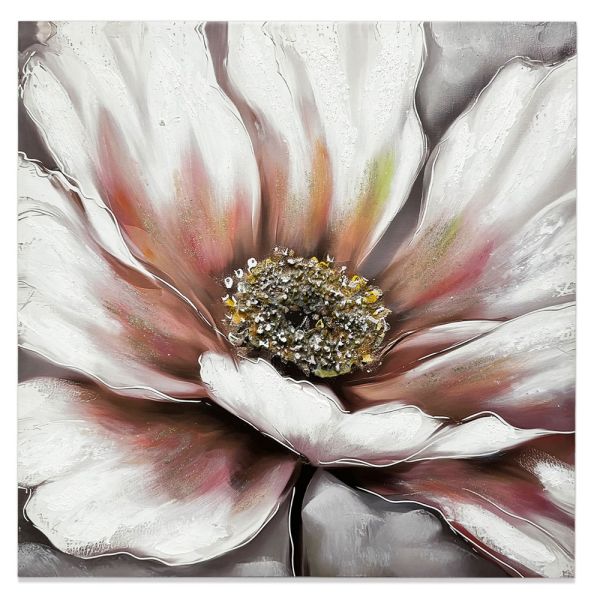 ΠΙΝΑΚΑΣ ΕΛΑΙΟΓΡΑΦΙΑ ΣΕ ΤΥΠΩΜΕΝΟ ΚΑΜΒΑ ΜΕ ΣΧΕΔΙΟ ΛΟΥΛΟΥΔΙ 60x60εκ. ANKOR