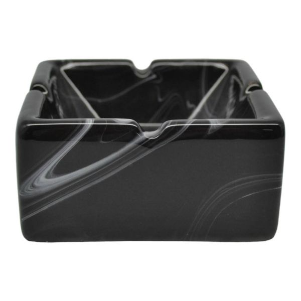 ΣΤΑΧΤΟΔΟΧΕΙΟ ΚΕΡΑΜΙΚΟ ΜΑΥΡΟ ΜΑΡΜΑΡΟ 10,3x10,3x5εκ.ANKOR