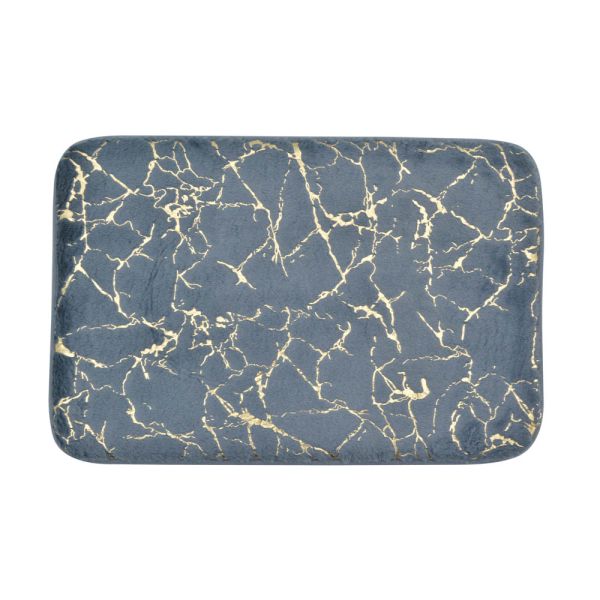 ΠΑΤΑΚΙ ΜΠΑΝΙΟΥ ΓΚΡΙ ΜΕ ΕΦΕ ΧΡΥΣΟ ΜΑΡΜΑΡΟ ΚΑΙ PVC ΠΛΑΤΗ 50x80εκ ANKOR