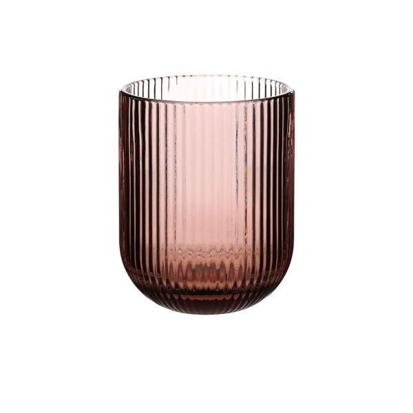 ΣΕΤ 6 ΤΜΧ ΠΟΤΗΡΙΑ ΓΥΑΛΙΝΑ 260ml ΣΕ ΜΩΒ ΧΡΩΜΑ ANKOR