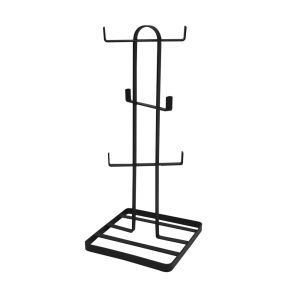 ΒΑΣΗ ΓΙΑ ΚΟΥΠΕΣ 6 ΘΕΣΕΩΝ ΜΕΤΑΛΛΙΚΗ ΜΑΥΡΗ 14x14x32εκ.ANKOR