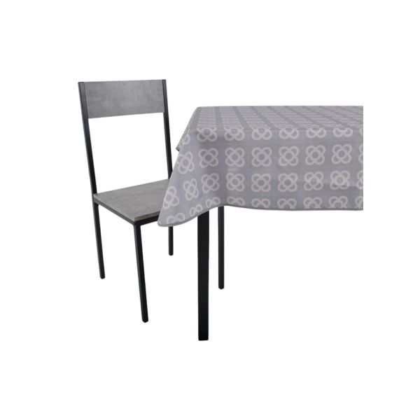 ΤΡΑΠΕΖΟΜΑΝΤΗΛΟ ΑΛΕΚΙΑΣΤΟ 140x220εκ.ΓΕΩΜΕΤΡΙΚΟ ΜΟΤΙΒΟ ΣΕ ΓΚΡΙ ΧΡΩΜΑ ANKOR