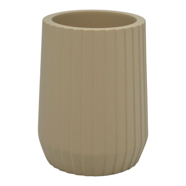 ΠΟΤΗΡΟΘΗΚΗ ΠΟΛΥΕΣΤΕΡΙΚΗ ΜΠΕΖ ΜΕ ΡΙΓΕΣ 7,7x7,7x10εκ.ANKOR