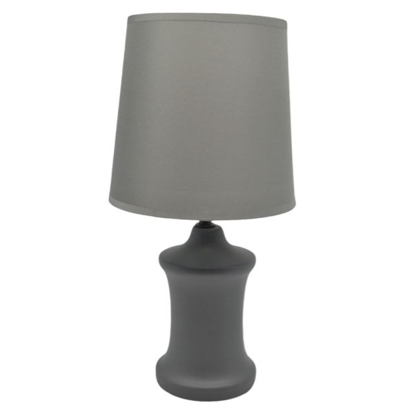 ΠΟΡΤΑΤΙΦ ΚΕΡΑΜΙΚΟ ΜΕ ΚΑΠΕΛΟ ΣΕ ΓΚΡΙ ΧΡΩΜΑ 17x9,5x34εκ. Ε14/ΜΑΧ 40W ANKOR