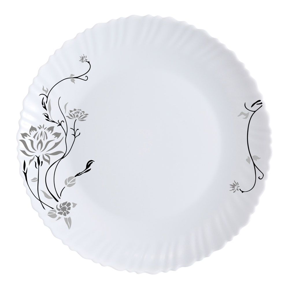 ΠΙΑΤΟ ΡΗΧΟ ΓΥΑΛΙΝΟ OPAL ΣΕ ΛΕΥΚΟ ΧΡΩΜΑ ΜΕ ΣΧΕΔΙΟ ΛΟΥΛΟΥΔΙΩΝ 26,5εκ. ANKOR