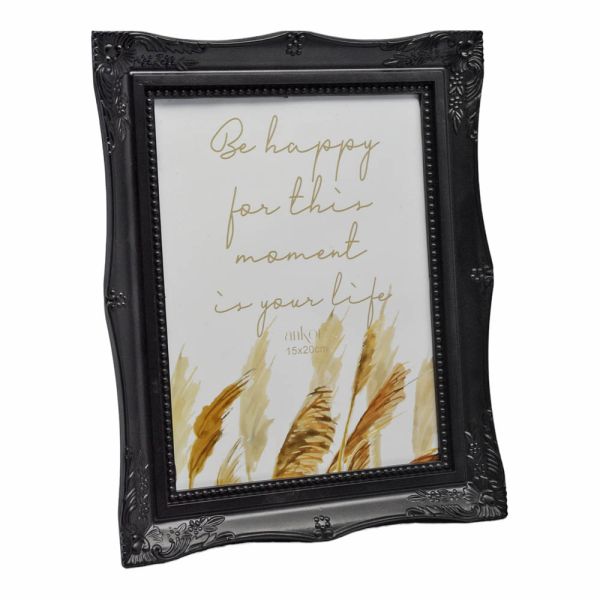 ΚΟΡΝΙΖΑ ΠΛΑΣΤΙΚΗ 15x20εκ. ΜΑΥΡΗ ΑΝΤΙΚΕ ANKOR