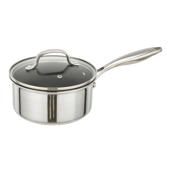 ΓΑΛΑΤΙΕΡΑ ΑΝΟΞΕΙΔΩΤΗ ΜΕ ΓΥΑΛΙΝΟ ΚΑΠΑΚΙ Dmond TRI-PLY 18εκ. ΑΝΤΙΚΟΛΛΗΤΙΚΗ ANKOR