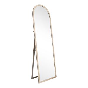 ΚΑΘΡΕΦΤΗΣ ΔΑΠΕΔΟΥ ΜΕ ΠΛΑΣΤΙΚΟ ΠΛΑΙΣΙΟ ΣΕ ΜΠΕΖ ΓΚΡΙ ΧΡΩΜΑ ΚΑΙ ΑΝΑΓΛΥΦΗ ΥΦΗ 50x170εκ. ANKOR