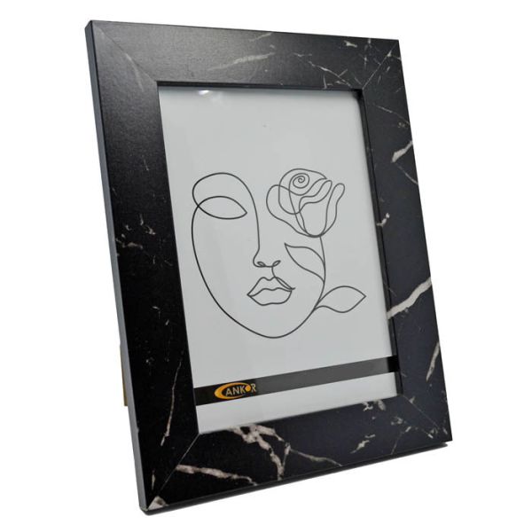 ΚΟΡΝΙΖΑ ΞΥΛΙΝΗ 13x18εκ.ΜΑΥΡΟ ΜΑΡΜΑΡΟ ANKOR