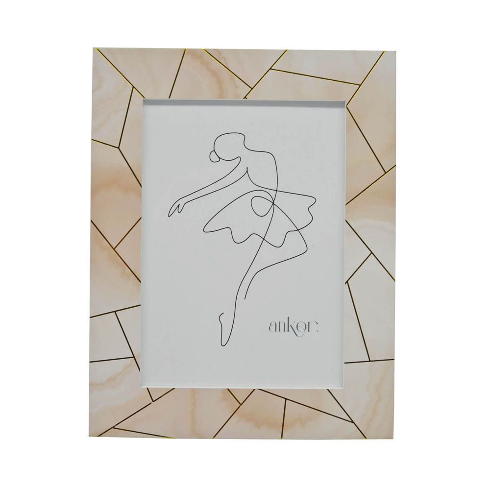 ΚΟΡΝΙΖΑ ΞΥΛΙΝΗ 15x20εκ. ΜΠΕΖ ΧΡΥΣΟ ANKOR