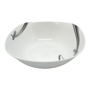 ΣΑΛΑΤΙΕΡΑ ΤΕΤΡΑΓΩΝΗ ΠΟΡΣΕΛΑΝΙΝΗ ΜΕ ΓΚΡΙ ΜΟΤΙΒΟ 22,5εκ. ANKOR