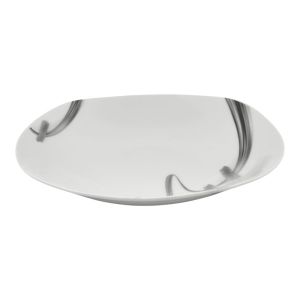 ΠΙΑΤΟ ΒΑΘΥ ΤΕΤΡΑΓΩΝΟ ΠΟΡΣΕΛΑΝΙΝΟ ΜΕ ΓΚΡΙ ΜΟΤΙΒΟ 22,5εκ. ANKOR