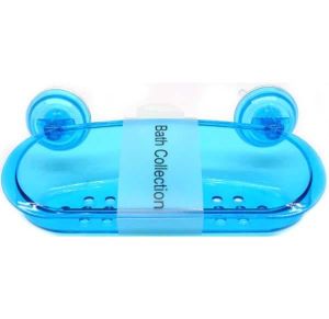 ΡΑΦΑΚΙ ΜΠΑΝΙΟΥ ΜΠΛΕ ΜΕ ΒΕΝΤΟΥΖΕΣ 24x6x11 εκ.