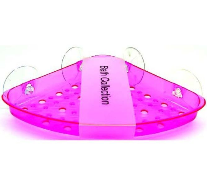 ΡΑΦΙ ΜΠΑΝΙΟΥ ΦΟΥΞΙΑ ΜΕ ΒΕΝΤΟΥΖΕΣ 19x19x4 εκ.