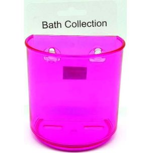 ΠΟΤΗΡΑΚΙ ΜΠΑΝΙΟΥ ΦΟΥΞΙΑ ΜΕ ΒΕΝΤΟΥΖΕΣ 10x11 εκ.