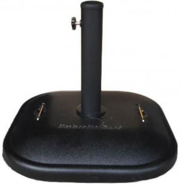 ΒΑΣΗ ΟΜΠΡΕΛΑΣ 25kg ΤΕΤΡΑΓΩΝΗ 50x50εκ. ΜΑΥΡΗ ANKOR