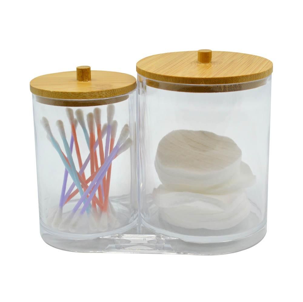 ΘΗΚΗ ΔΙΠΛΗ ΠΛΑΣΤΙΚΗ ΜΕ ΚΑΠΑΚΙΑ ΜΠΑΜΠΟΥ 15,5x9x13εκ.ANKOR