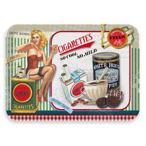 ΔΙΣΚΟΣ ΜΕΛΑΜΙΝΗΣ LUCKY CIGARETTS 21,5x14,5x2εκ.ANKOR