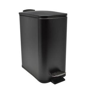 ΚΑΛΑΘΙ ΜΠΑΝΙΟΥ ΟΡΘΟΓΩΝΙΟ 5l INOX ΜΑΥΡΟ SOFT CLOSE ANKOR