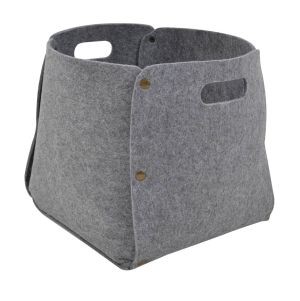 ΚΑΛΑΘΙ YΦΑΣΜΑΤΙΝΟ ΓΚΡΙ 31x31x31εκ.ANKOR