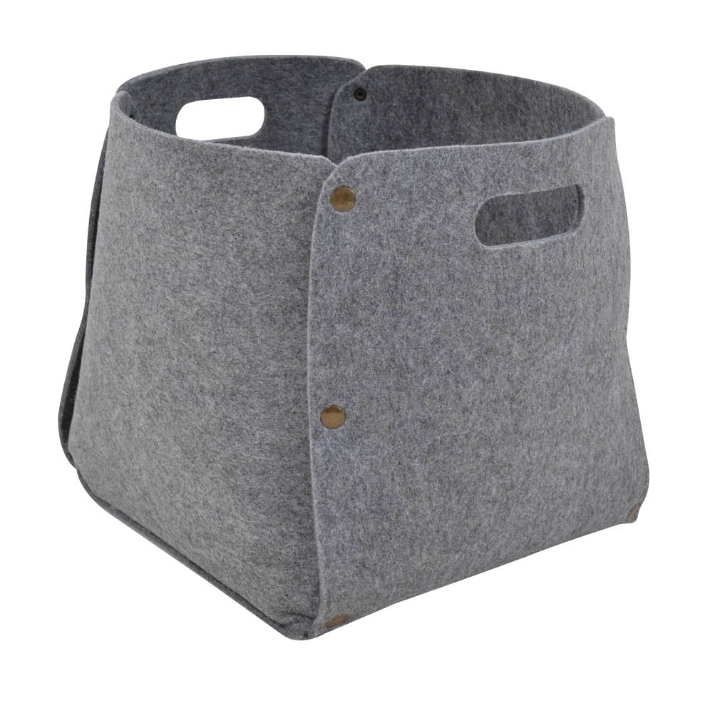 ΚΑΛΑΘΙ YΦΑΣΜΑΤΙΝΟ ΓΚΡΙ 31x31x31εκ.ANKOR