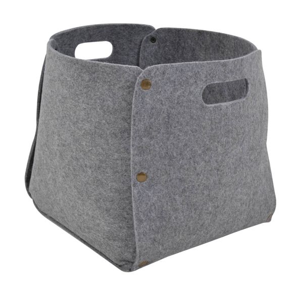 ΚΑΛΑΘΙ YΦΑΣΜΑΤΙΝΟ ΓΚΡΙ 31x31x31εκ.ANKOR