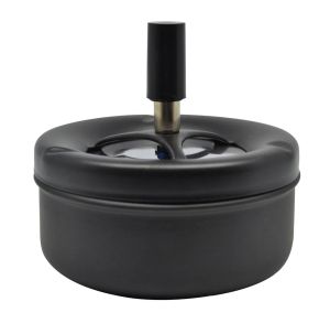 ΣΤΑΧΤΟΔΟΧΕΙΟ ΜΕ ΚΑΠΑΚΙ ΑΝΤΙΑΝΕΜΙΚΟ ΜΑΥΡΟ ΜΑΤ 11x11x10εκ.ANKOR