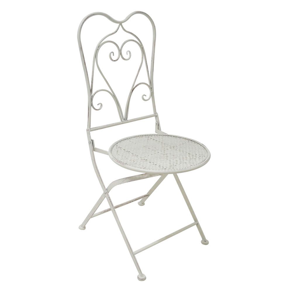 ΚΑΡΕΚΛΑ ΜΕΤΑΛΛΙΚΗ ΑΝΑΚΛΙΝΟΜΕΝΗ ΜΠΕΖ ΑΝΤΙΚΕ 39x39x94εκ.ANKOR