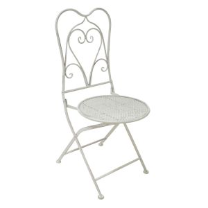 ΚΑΡΕΚΛΑ ΜΕΤΑΛΛΙΚΗ ΑΝΑΚΛΙΝΟΜΕΝΗ ΜΠΕΖ ΑΝΤΙΚΕ 39x39x94εκ.ANKOR