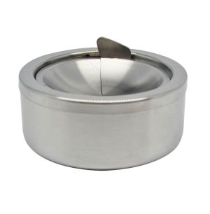 ΣΤΑΧΤΟΔΟΧΕΙΟ INOX ΜΕ ΚΑΠΑΚΙ ΑΝΤΙΑΝΕΜΙΚΟ 12x12x5,5εκ.ANKOR