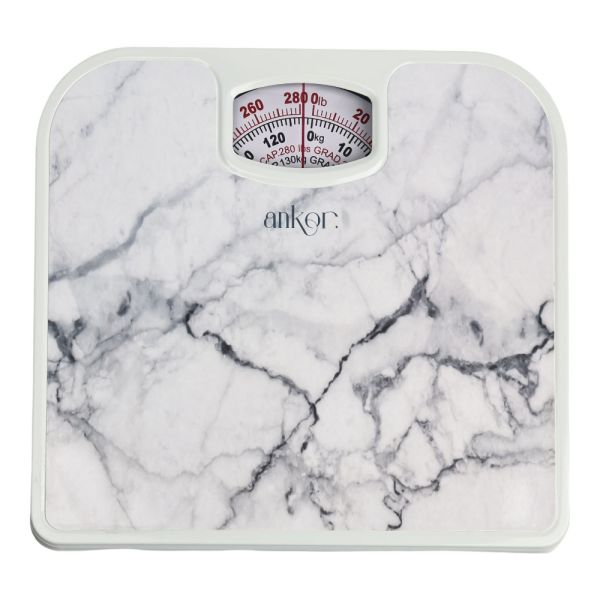 ΖΥΓΑΡΙΑ ΜΠΑΝΙΟΥ ΜΗΧΑΝΙΚΗ ΑΣΠΡΟ ΜΑΡΜΑΡΟ 26,5x24x4 εκ.ANKOR