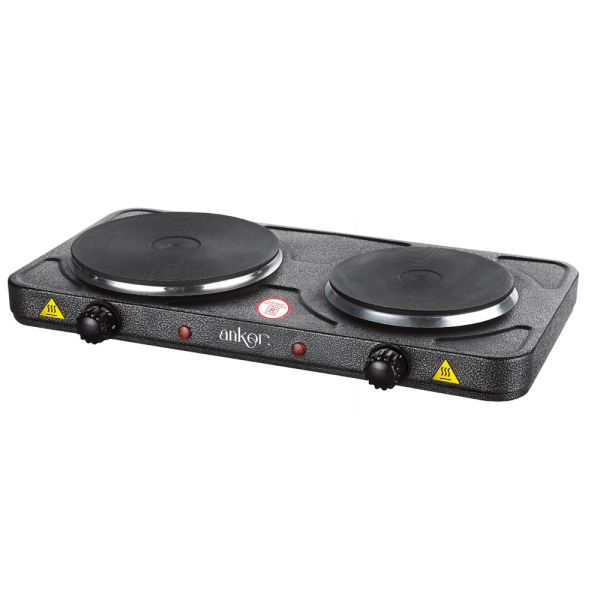 ΕΣΤΙΑ ΗΛΕΚΤΡΙΚΗ ΔΥΟ ΘΕΣΕΩΝ ΕΜΑΓΙΑ 1000W & 1500W ΣΕ ΑΝΘΡΑΚΙ ΧΡΩΜΑ ANKOR