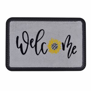 ΠΟΔΟΜΑΚΤΡΟ ΓΚΡΙ  ΜΟΚΕΤΑ WELCOME ΜΕ ΚΑΟΥΤΣΟΥΚ ΠΛΑΤΗ 40x60εκ.ANKOR