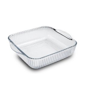 ΠΥΡΙΜΑΧΟ ΤΑΨΙ ΓΥΑΛΙΝΟ ΤΕΤΡΑΓΩΝΟ ΜΕ ΛΑΒΕΣ ΡΙΓΕ 3,2lt 31,8x28,6x6εκ. ANKOR