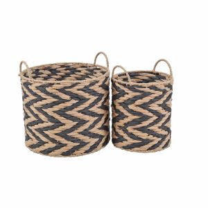 ΣΕΤ 2 ΤΕΜΑΧΙΩΝ ΚΑΛΑΘΙΑ ΨΑΘΙΝΑ ΣΕ ΜΑΥΡΟ ΚΑΙ ΦΥΣΙΚΟ ΧΡΩΜΑ ANKOR