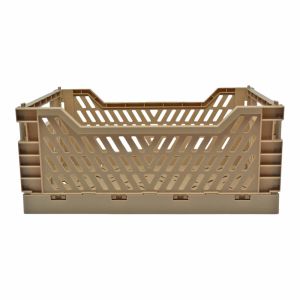 ΚΑΛΑΘΙ ΠΛΑΣΤΙΚΟ ΑΝΑΔΙΠΛΟΥΜΕΝΟ 12lt ΜΠΕΖ ΚΑΦΕ 34x24,8x14,7εκ. ANKOR