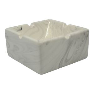 ΣΤΑΧΤΟΔΟΧΕΙΟ ΚΕΡΑΜΙΚΟ ΑΣΠΡΟ ΜΑΡΜΑΡΟ 10,3x10,3x5εκ.ANKOR