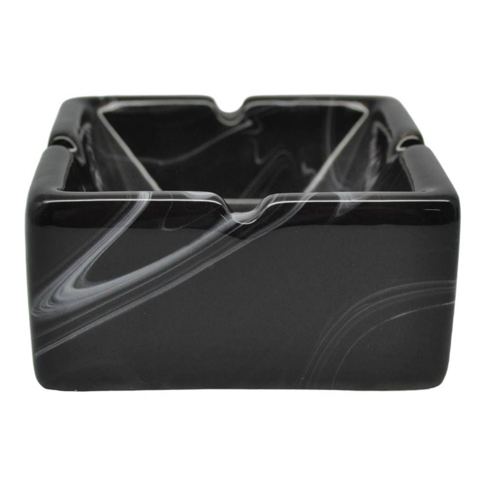 ΣΤΑΧΤΟΔΟΧΕΙΟ ΚΕΡΑΜΙΚΟ ΜΑΥΡΟ ΜΑΡΜΑΡΟ 10,3x10,3x5εκ.ANKOR