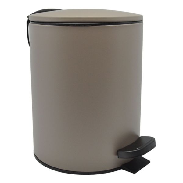 ΚΑΛΑΘΙ ΜΠΑΝΙΟΥ 5lt INOX ΜΠΕΖ ΓΚΡΙ ΜΑΤ SOFT CLOSE ANKOR