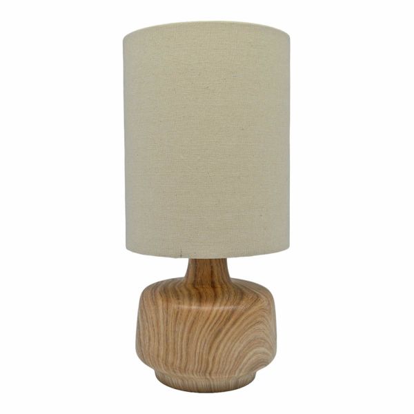 ΠΟΡΤΑΤΙΦ ΚΕΡΑΜΙΚΟ ΕΦΕ ΞΥΛΟΥ ΜΕ ΜΠΕΖ ΚΑΠΕΛΟ 15x15x32εκ. Ε14/ΜΑΧ 40W ANKOR